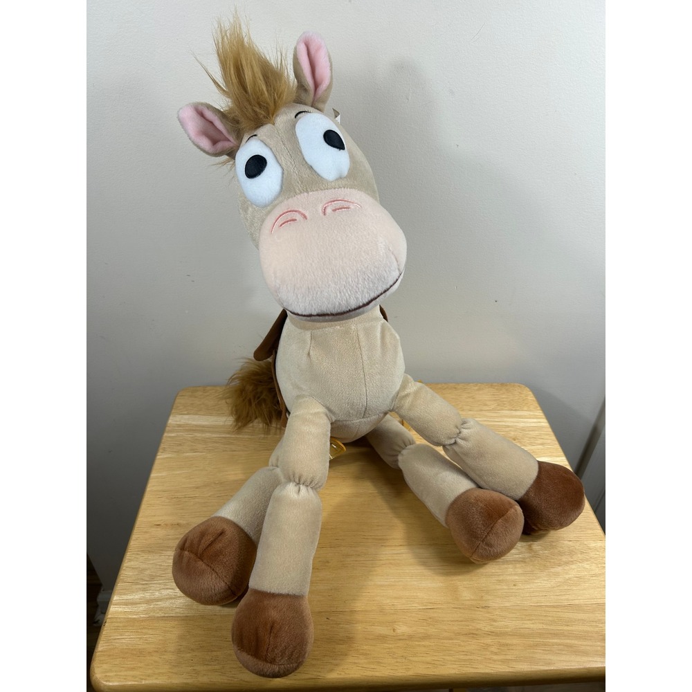 Disney Parks Bullseye Plush Toy Story Kids Large Tan Horse Woody's Roundup Pixar - Picture 2 of 12